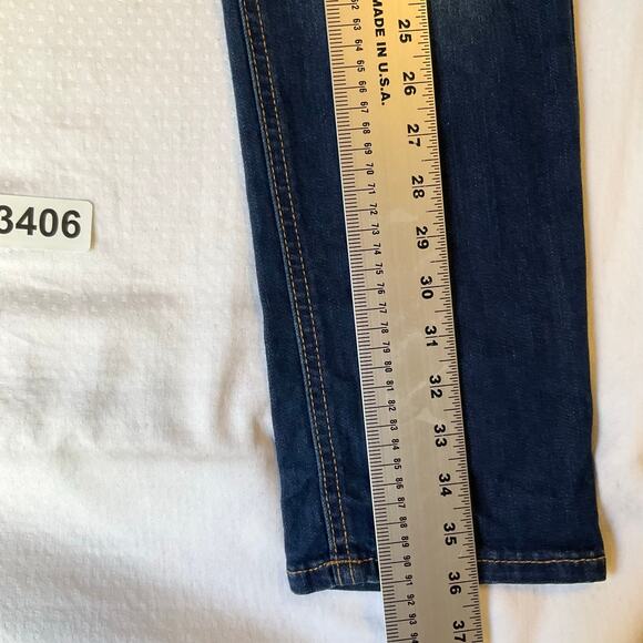 Old Navy Women Jeans size 2 US Blue Mid Rise Stretch Boyfriend Straight NWT - Picture 3 of 12